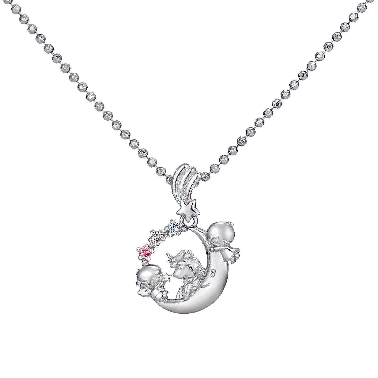 

Намисто Sanrio Kiki Lala Goods Little Twin Stars Necklace Silver Gift [U-Treasure] & Women s NSaTS-109-SV срібний