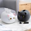 Chubby Bathroom Tissue Holder Cat Tissue Box Livingroom Napkin Storage Box Kitchen Paper Container Desktop Toilet Paper Holder