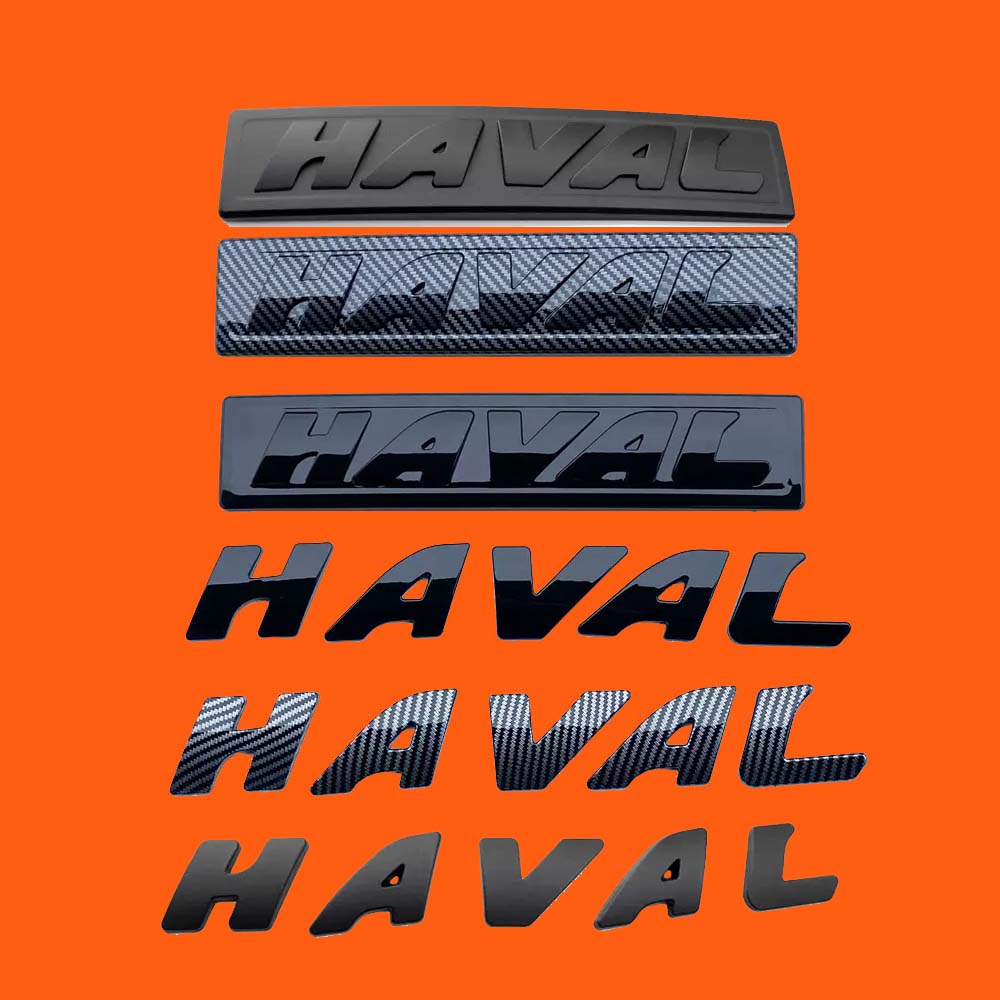 Front Grille Hood Logo Stickers For Haval H6 Front Rear Trunk Styling Emblem Paste Car Accessories