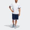 adidas Originals Checkered Shorts Retro Casual Sports Men Bottoms Blue DV3111