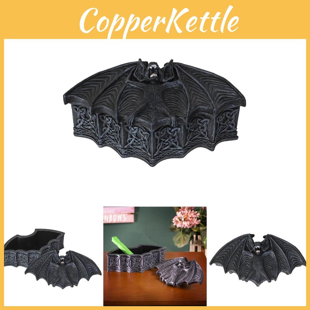 Exclusive American Style Resin Bat Storage Box Perfect For Halloween Party Decor And Home Use