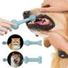 Pet Toothbrush Cat And Dog Oral Cleaning Toothbrush Anti-tartar Cleaning Pet Supplies.