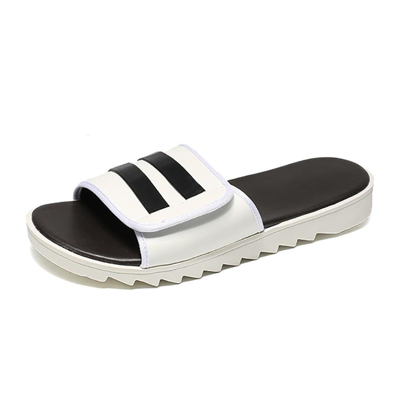 Summer Men Slippers Flat Shoes Indoor PVC Flip Flops Non-slip Bathroom Slides Beach Sandals Home Slippers Zapatillas De Hombre
