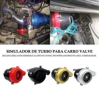 1 PIEZA Simulador De Turbo Para Coche Válvula Electrónica turbo Coche Falso Válvula de Descarga Turbo Blow Off Valve Fácil de llevar P0Y7