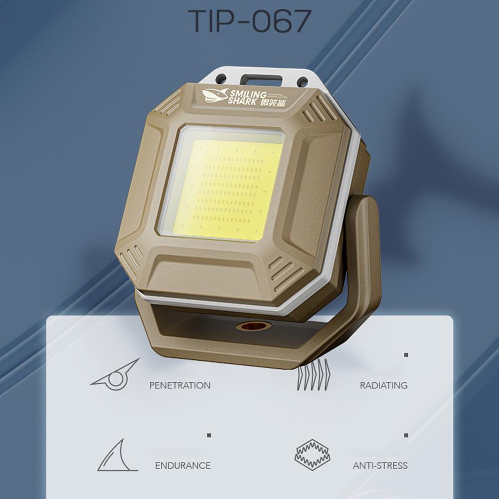 COB LED Inspection Light Waterproof Portable Torch Light with Magnetic Base Rechargeable for Car Repair Home Garage Emergency