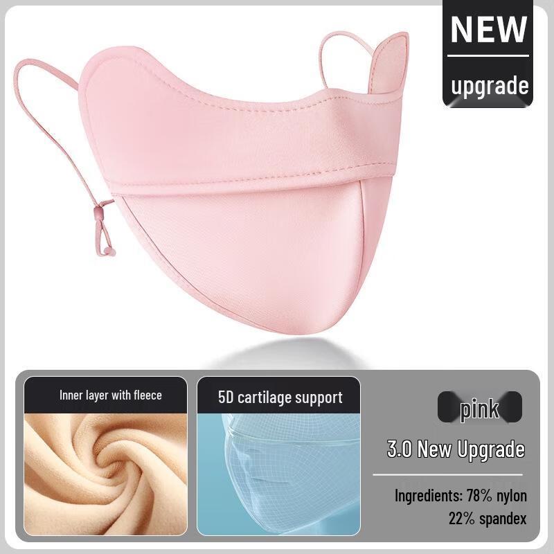 

JingJingRS Женская зимняя маска 5D с плюшевой подкладкой и косточками