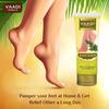 Vaadi Herbals Foot Scrub 110g Pack Of 1 – Exfoliating Walnut, Fenugreek & Lemongrass Oil for Soft Feet