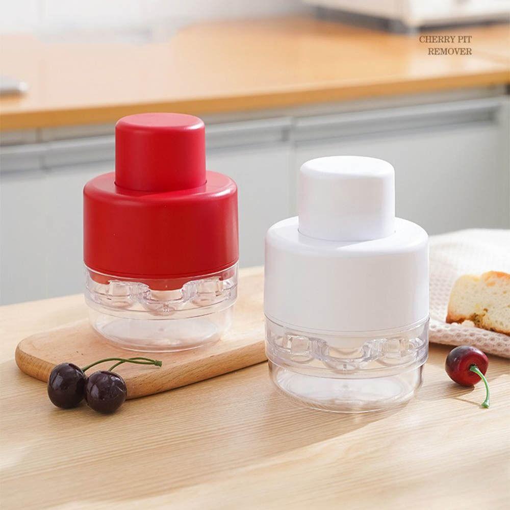 Easy-Press Cherry Corer Plastic Cherry Stone Remover Time Saving Cherry Pitter  Jujube Pitter