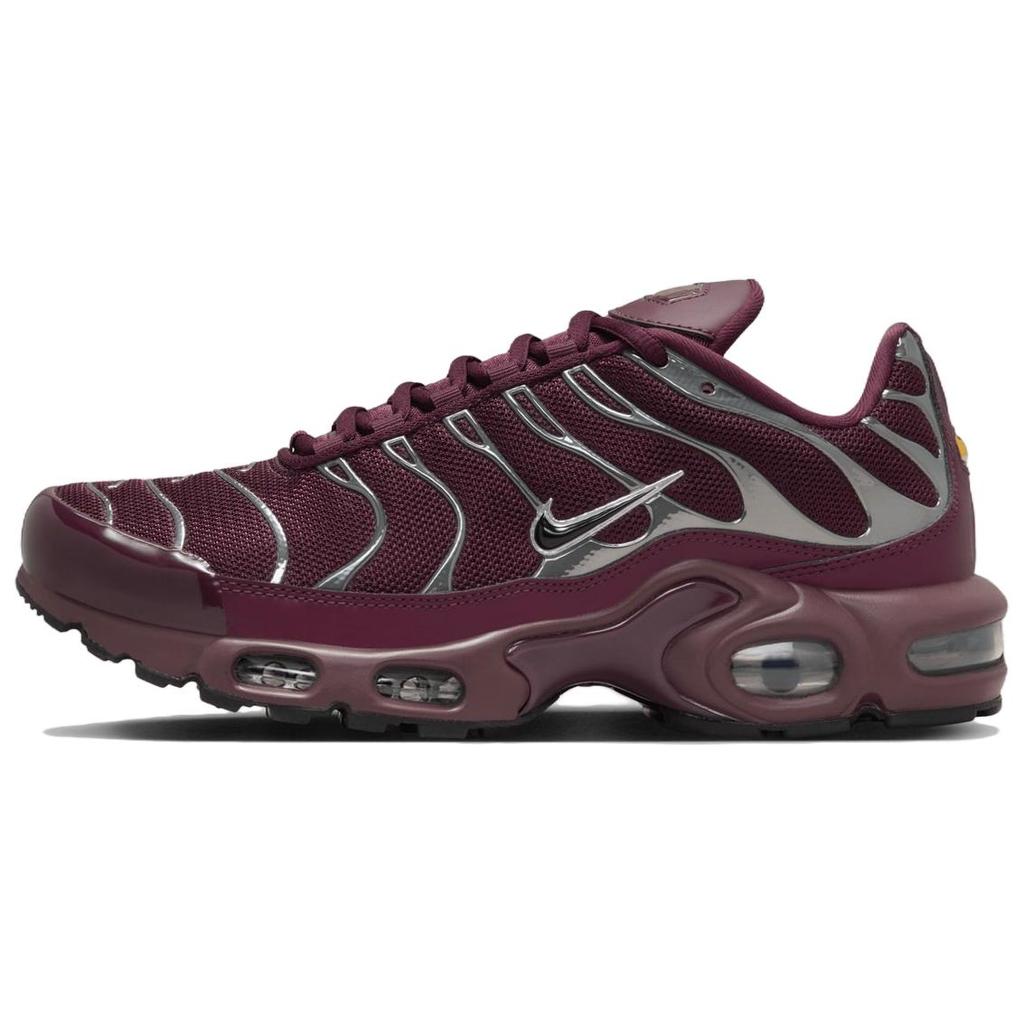 Nike Air Max Plus Se Night Maroon Metallic Silver Women's Sneakers Casual Shoes HJ9743-600