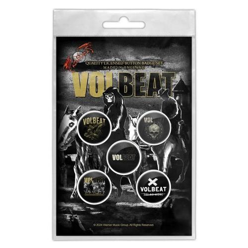 Volbeat Outlaw Gentlemen Button Badge (Pack of 5)