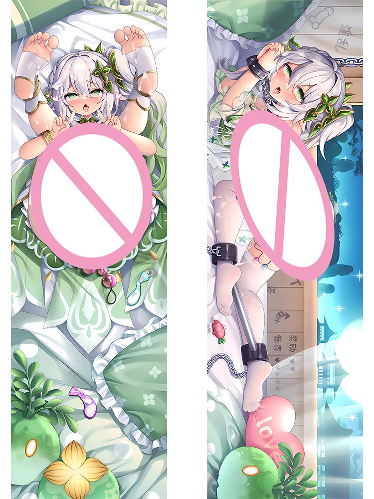 Nahida Dakimakura Anime Body Pillow Cover Two Side Printed Bedding Cushion Case Pillowcase Otaku Kawaii Accessories Gifts