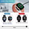 Ladegerät für Fitbit Versa 3 & 4/ Sense 1 & 2, Ersatz-USB-Kabel, Dock-Adapter, magnetisch, 1 m (3,3 Fuß), Smartwatch-Zubehör