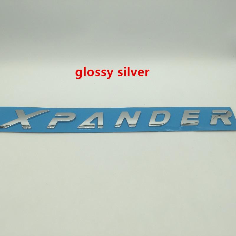 1pcs 3D ABS for XPANDER CROSS Car Letters Front Hood Bonnet Grill Emblem Rear Trunk Badge Sticker Decal Styling Accessories
