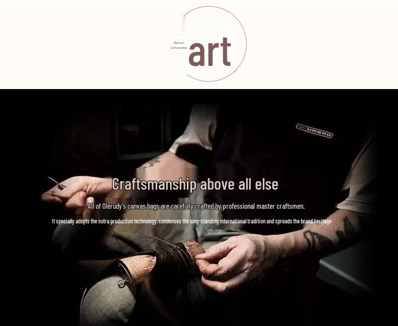 Retro Canvas Crossbody Crescent Bag - Large Capacity Men's Chest Bag