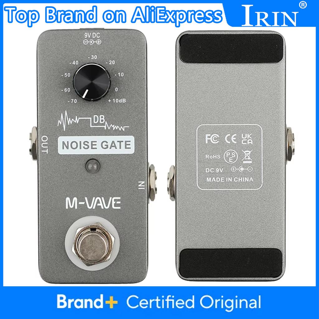 M-VAVE NOISE GATE Guitar Pedal Recording Loops Delays Overloads Reverbs Effect Processors Pedal Ture Bypass Electric Guitar Part