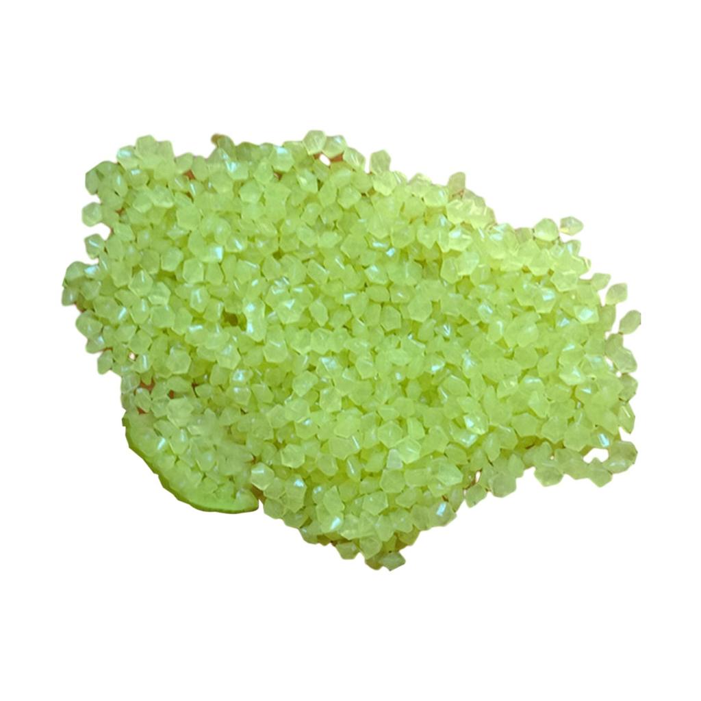 2xLeuchtstein 3mm-5mm Leuchtsteinkies Zubehör Multifunktional DIY Dekorativ für Schwimmbaddeko Glatte Oberfläche