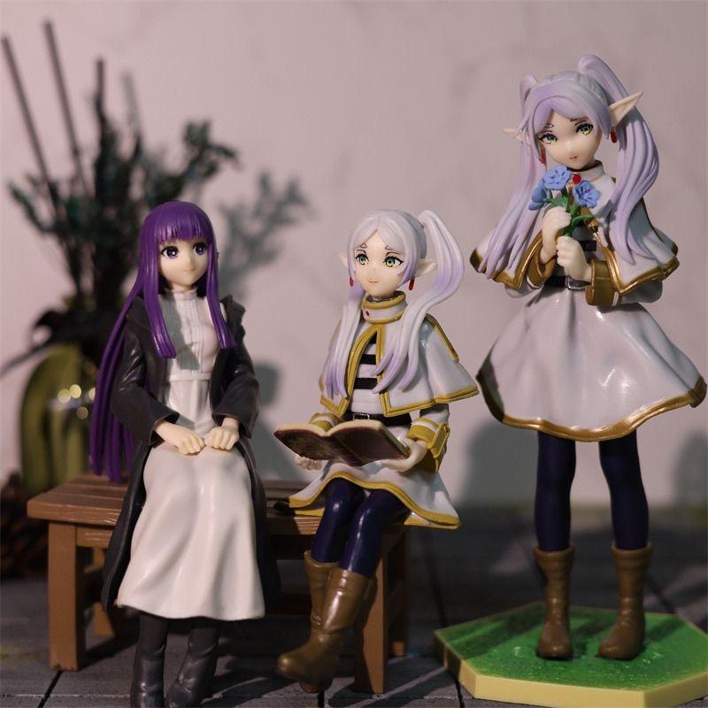 14см Стопер для локшини Sousou no Frieren Фігурка аніме дівчини Фрірен Кінець подорожі Фрірен Фігурка для дій Колекційна модель Іграшки