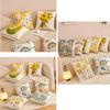 Pillowcase Artistic Flower Stitching Cotton Canvas Pillow Cover Breathable Sofa Bed Accent Piece Pillow Sham