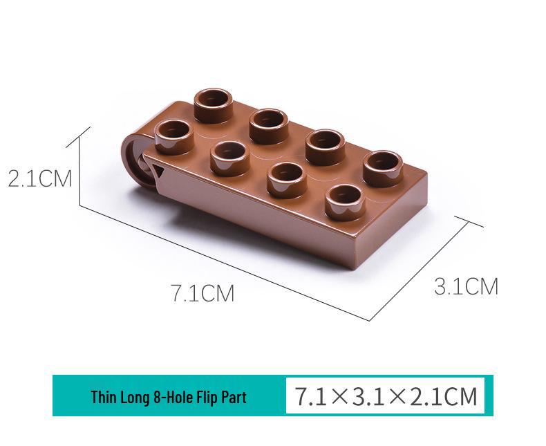 LEGO Duplo-Compatible Building Blocks: Accessories & Special Shapes for Kids' Educational Toys