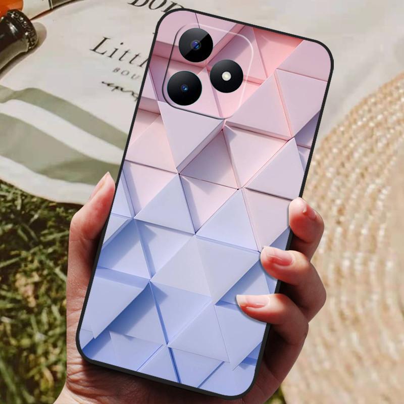 

Для чехла Realme Note 50 Мягкая силиконовая задняя крышка из ТПУ Для чехлов для телефона Realme Note 50 Realme Note50 6,74 Защитный Модный чехол Realme Note 50