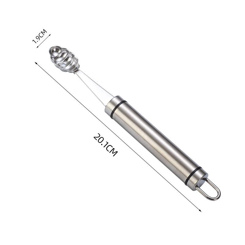 Edelstahl Obst Gemüse Werkzeug Kartoffelschäler Apfelentkerner Schneider Melonenschaufel Fischschuppenschaber Home Küchenzubehör