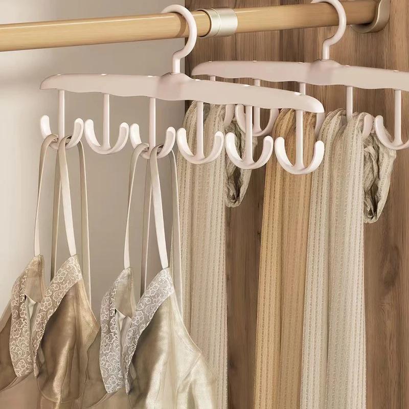 3PCS Wavy Clothes Hanger, Household Student Multi-Functional Hook, Drying Strap, Seamless Clothes Rack