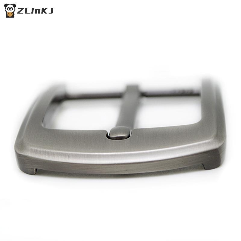1PCS 35/40mm Zinc Alloy Men's Casual Belt Buckle End Bar Heel Bar Buckle Single Pin Half Buckle for Leather Craft Jeans Webbing