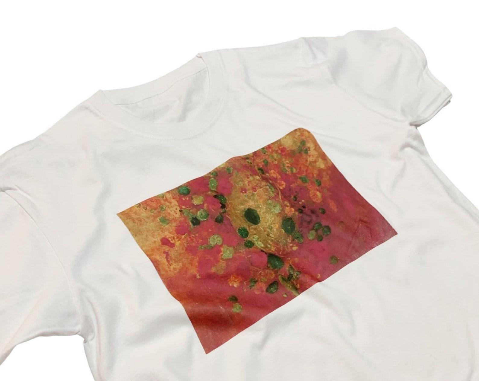 Redon Nasturtiums T-Shirt: High Quality Cotton, Boho Floral Top S