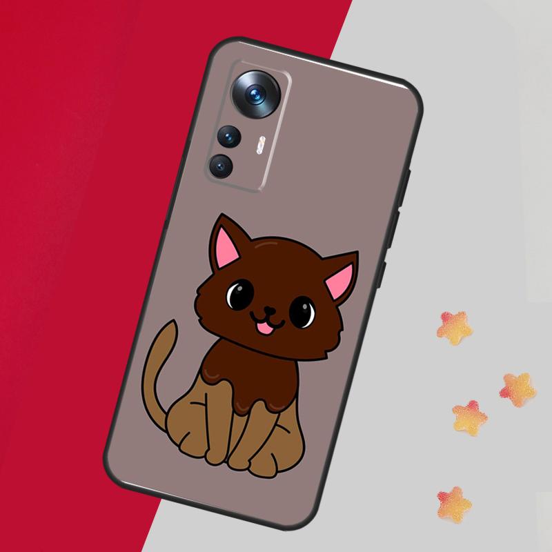 Cute Kawaii Blueberry Cat Case For Xiaomi 13T Pro 12T 11T 12 14 13 Lite 12X POCO F5 X3 X5 Pro X4 F4 M5 M5s F3 Cover