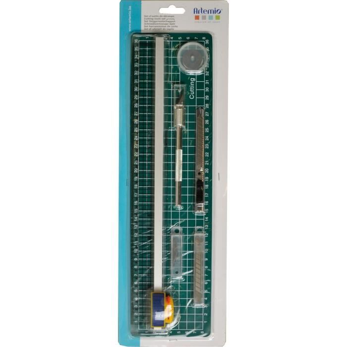 Kit outils de découpe - ARTEMIO - Artémio {couleur} - Mixte - Adulte - Intérieur - Blanc - 4 pièces