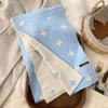 Korean Style Women Winter Scarf Double Side Cashmere Knitted Shawl Star Pattern Neckerchief  Daily