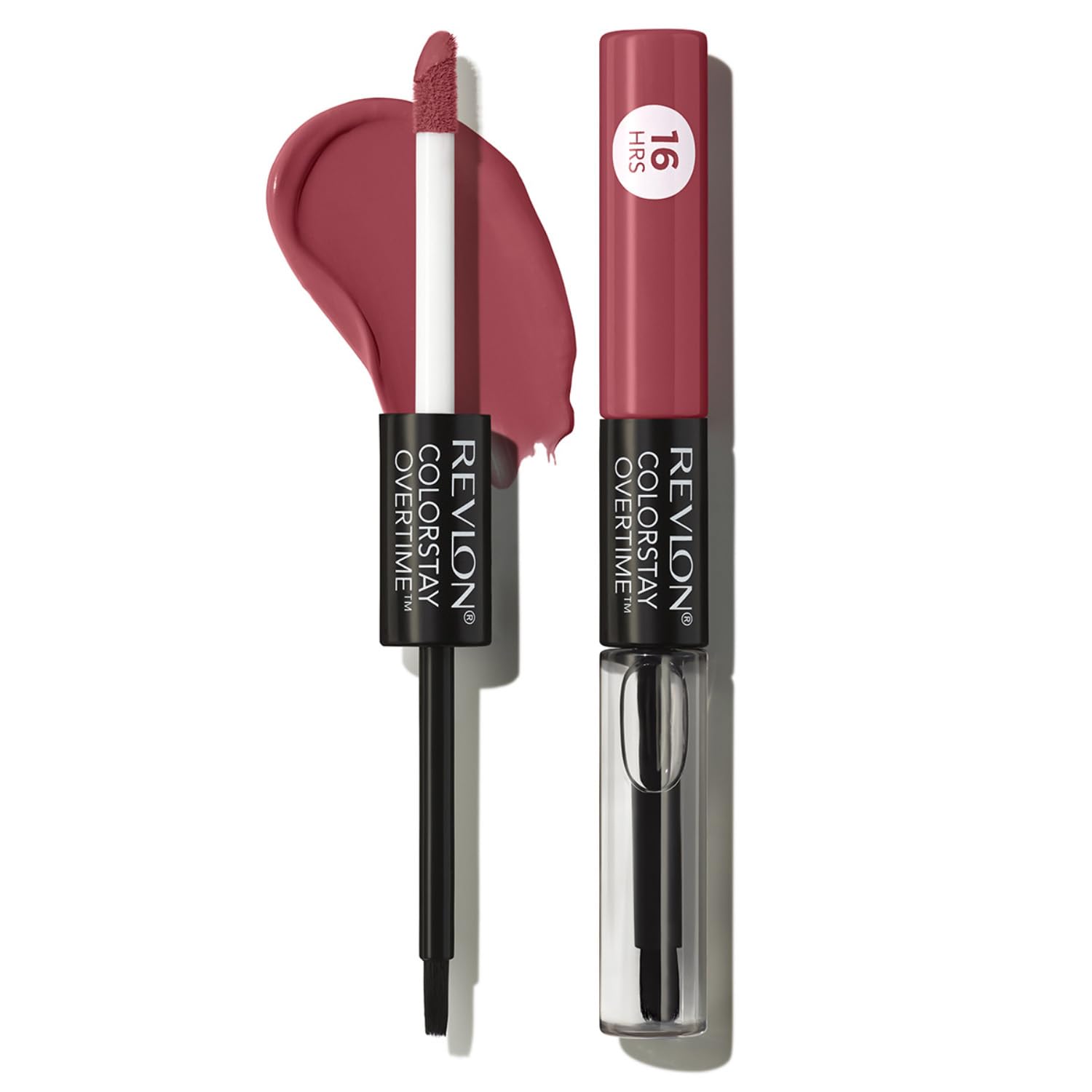 Revlon ColorStay Overtime Lip Color N 380 Always Sienna Lip Color Tint Gloss Shine Beautiful Color Payoff (Color Image Burgundy)