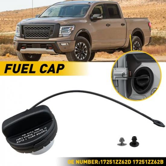Black Tank Fuel Filler Gas Cap Cover For 2011-2012 Nissan Pathfinder 17251ZZ62D