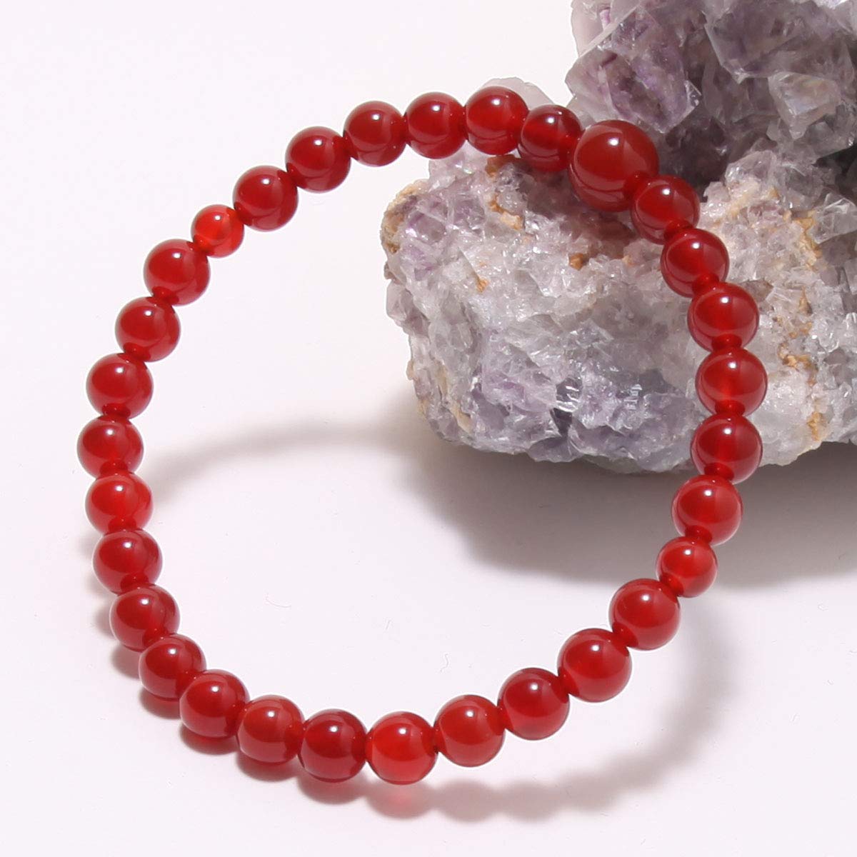 

Nenjudo Made in Japan Bracelet with Agate and Natural Stones, Handmade in Japan [Established over 80 years ago by a long-established rosary