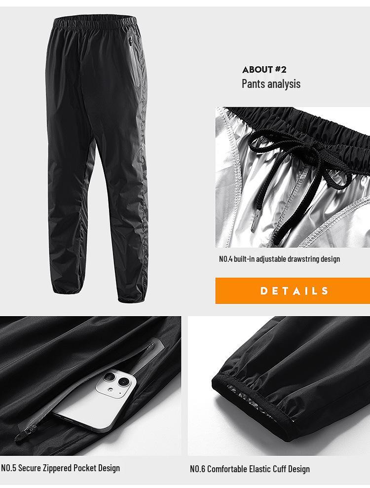 25-Piece Sweat-Inducing Athletic Wear Set: Men's and Women's Training Outfits, Couple's Two-Piece Body-Sculpting Gear