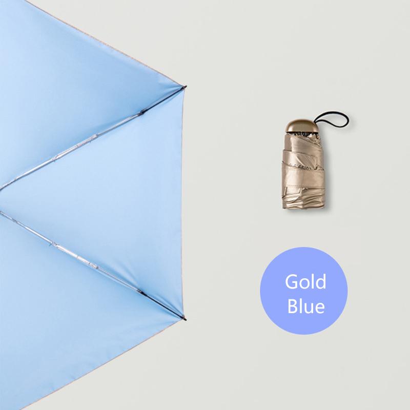 New Mini Pocket Umbrella Rain Women Anti UV Titanium Silver Coating Small Sun Umbrella Girls Travel Cute Umbrella 6 Ribs Parasol