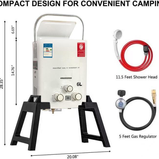 Portable Handheld Gas Water Heater for Camping and RVs