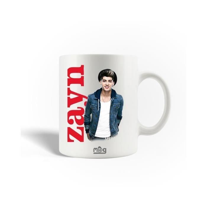 Mug en Céramique - Zayn Malik - 30cl - Compatible Lave-Vaisselle - Blanc - Rond