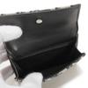 Used 10656 Oblique Jacquard Compact Wallet 2OBBC110YSE_H05E 7942 Black Japan Exclusive Logo Cotton Beige Unisex from