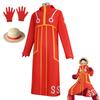 ONE PIECE Luffy cos oblek Námořnický král Ostrov vajíček cosplay kostým Budoucí ostrov cosplay kostým