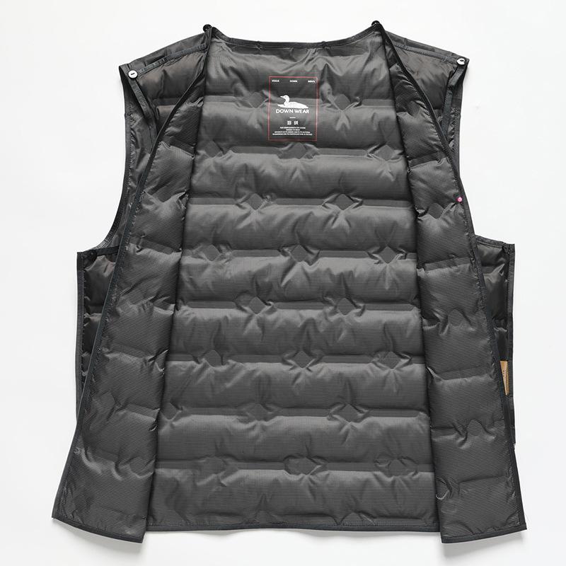 Men's Winter Wool Coat with Detachable Down Liner