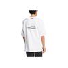 Adidas Panda Goal Print Sports Casual Crew Neck Short Sleeve T-Shirt Unisex Tops White JZ3269