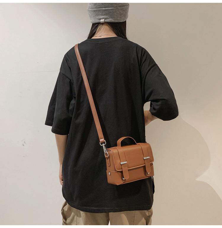 Men's Trendy Crossbody Bag - Stylish Japanese & Korean Inspired Small Square Messenger Bag