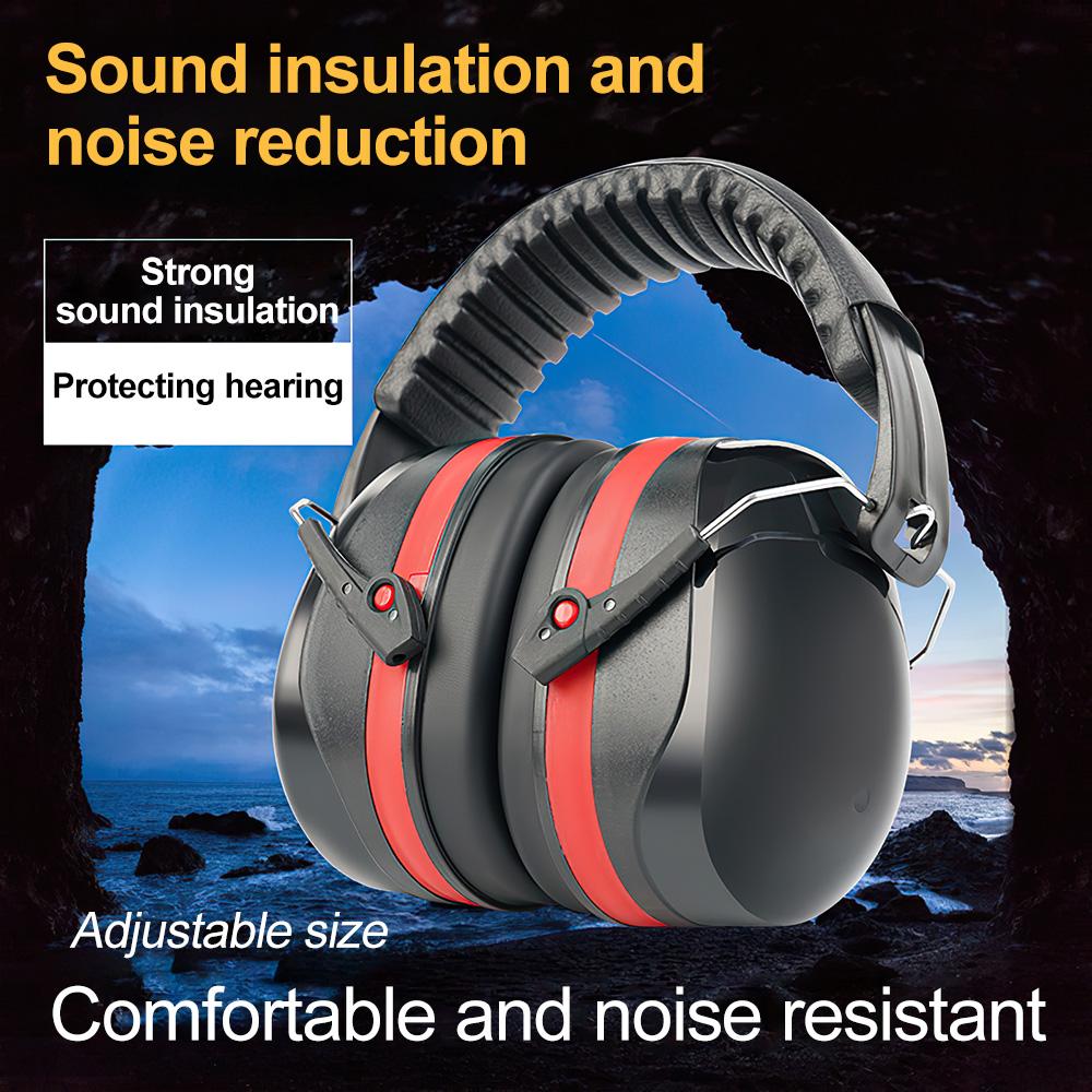Adjustable Ear Defenders Noise Earmuffs 36db Noise Reduction Hearing Protection Headphones for Hunting Shooting Work Study