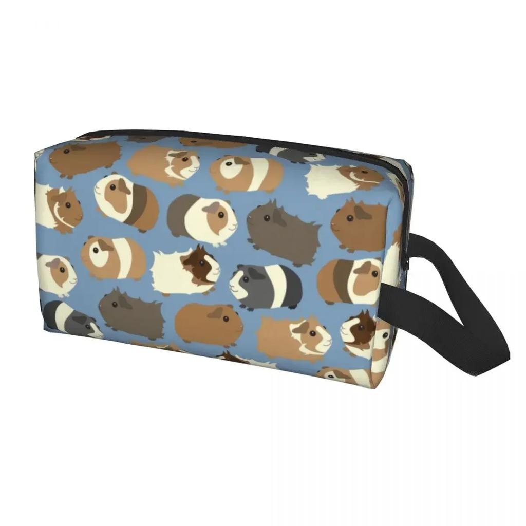 Fashion Guinea Pig Parade Makeup Bag for Women Travel Cosmetic Organizer Fashion Animal Storage Toiletry Bags