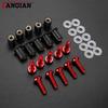 10PCS Fairing Screw For HONDA AfricaTwin XRV750 XRV 750 XRV650 XRV 650 Africa Twin Motorcycle Accessories Windscreen Bolts