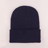 Unisex Fluorescent Acrylic Beanie – European and American Candy Color Knit Hat for Autumn and Winter