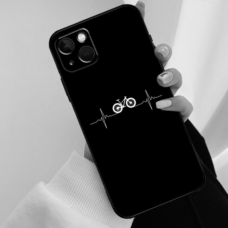 Bike Bicycle Phone Case For iPhone 17 Pro Max 15 14 13 11 12 16 Pro Max mini 15 16 Plus 16e 17 Air Cover