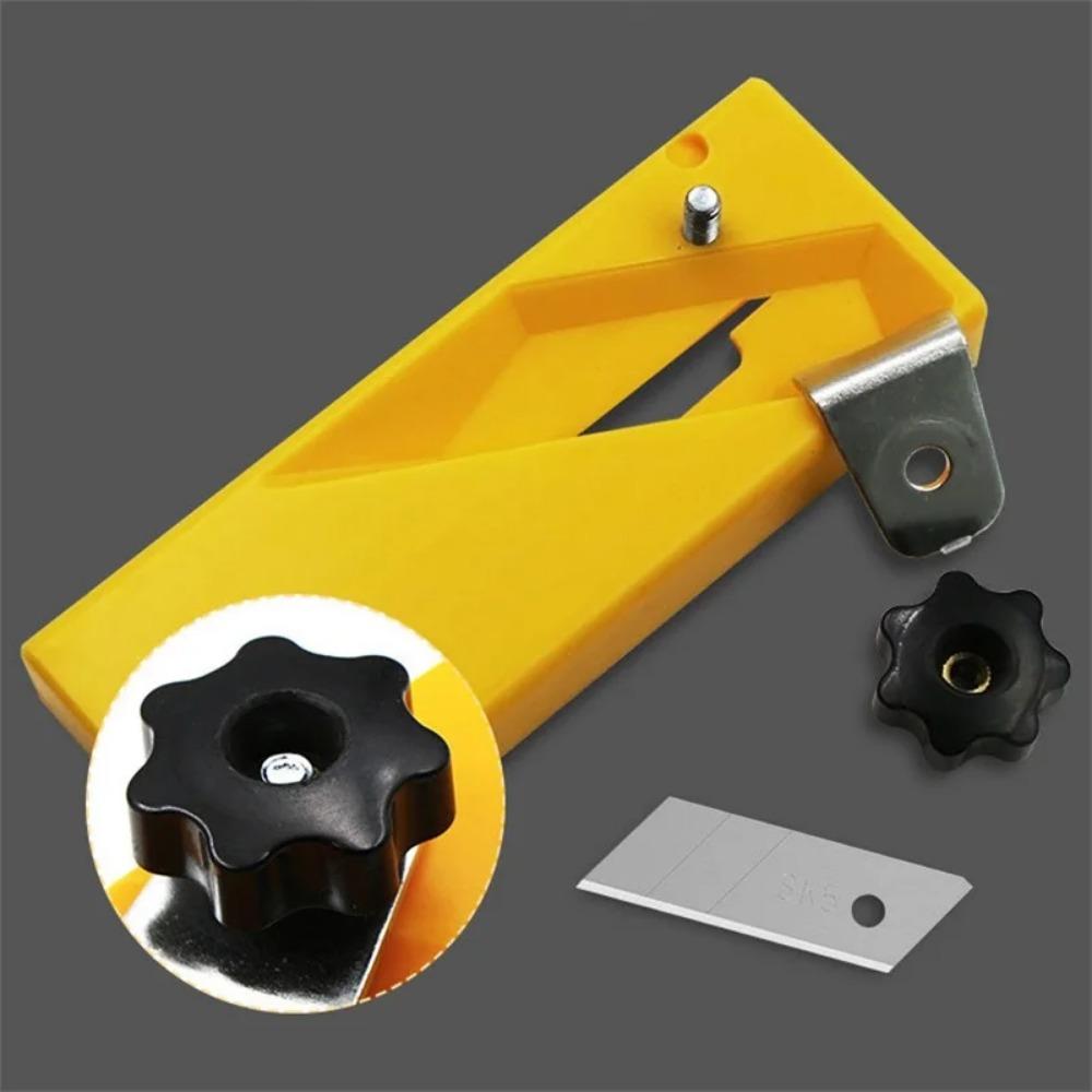 Instrument de rindeau pentru plăci de gips-carton pentru prelucrarea lemnului Plan pătrat plat pentru gips-carton Teșit pentru marginea cutie de ferăstrău de mână Cutie de tăiat pentru plăci de gips-carton