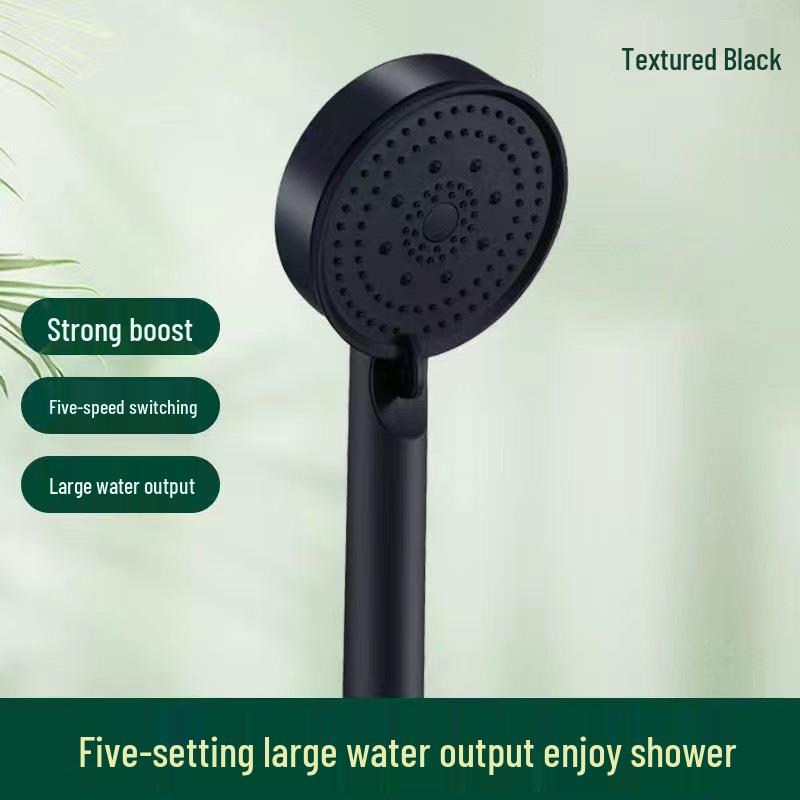Black Warrior Pressurized Handheld Shower Head